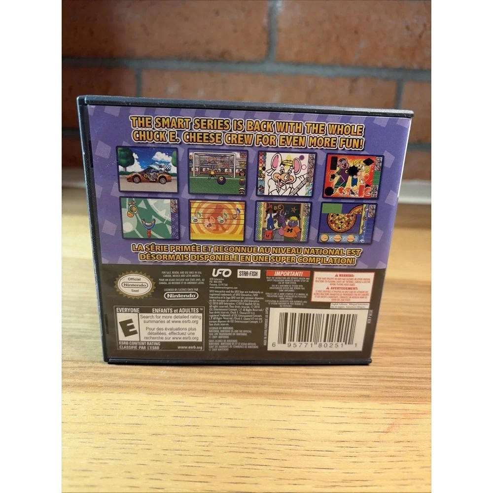 Chuck E. Cheese's Party Games (Nintendo DS) CIB Complete with Manual Authentic
